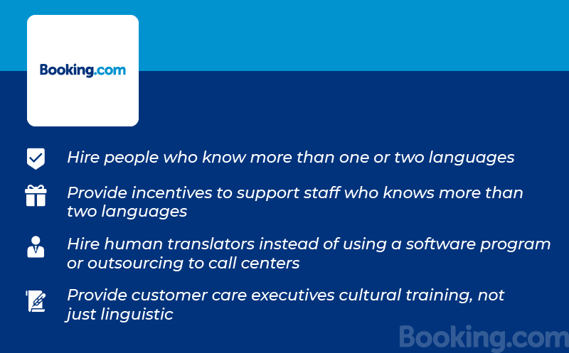 Multilingual Customer Service Booking.com