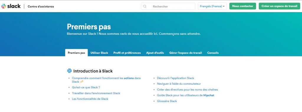 Slack French Help Center