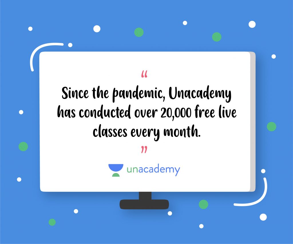 unacademy elearning platform pandemic